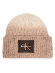 Calvin Klein Czapka LV04F8102G Beżowy. Brązowe czapki zimowe damskie CALVIN KLEIN. Za 209.99 zł.