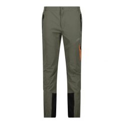 Spodnie narciarskie CMP. Zielone spodnie materiałowe męskie CMP, bez wzorów, sportowe. Za 467.50 zł.