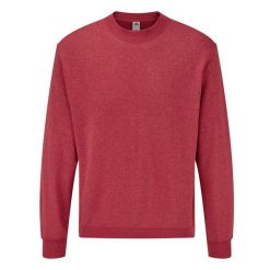 Męska Klasyczna Bluza Wkładana Przez Głowę. Czerwone bluzy bez kaptura męskie Fruit of the Loom, m. Za 62.99 zł.