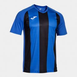 Koszulka z dekoltem w szpic Joma Inter IV. Czarne t-shirty sportowe męskie Joma, z poliesteru, bez ramiączek, do piłki nożnej. Za 69.08 zł.