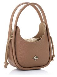 Lucky Bees Torebka "Hedy" w kolorze jasnobrązowym - 28 x 21 x 9 cm rozmiar: onesize. Brązowe torebki klasyczne damskie Lucky Bees, bez wzorów, z materiału, bez dodatków. Za 65.99 zł.