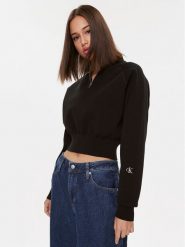 Calvin Klein Jeans Sweter J20J221967 Czarny Regular Fit. Czarne swetry klasyczne damskie Calvin Klein Jeans, xl, z jeansu, bez kołnierzyka. Za 459.99 zł.