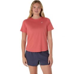 Koszulka damska Asics. Białe topy sportowe damskie Asics, bez wzorów, bez ramiączek. Za 215.00 zł.