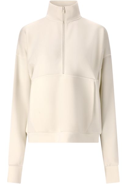 Kobieca bluza półzipowana Athlecia Jillnana. Białe bluzy bez kaptura damskie Athlecia, l, z materiału. Za 276.50 zł.