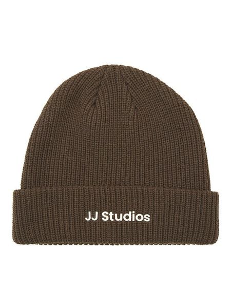 Jack & Jones Czapka beanie w kolorze brązowym rozmiar: onesize. Brązowe czapki męskie Jack & Jones, bez wzorów, ze splotem, sportowe. Za 56.79 zł.