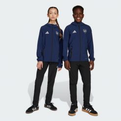 Spodnie Arsenal Tiro 25 Competition Vis Tech Travel. Czarne spodnie dresowe damskie Adidas, bez wzorów. Za 279.00 zł.