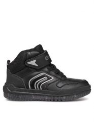 Geox Sneakersy J Buzzerlight Boy J46MCA 05411 C9999 S Czarny. Czarne buty sportowe chłopięce Geox, ze skóry, bez zapięcia. Za 219.99 zł.