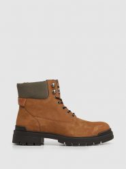 Pepe Jeans FOOTWEAR Skórzane botki "Harry" w kolorze jasnobrązowym rozmiar: 42. Brązowe buty zimowe męskie Pepe Jeans FOOTWEAR, z jeansu, bez zapięcia. Za 268.55 zł.
