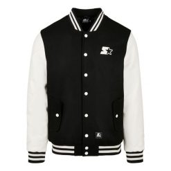 Kurtka Urban Classics starter college. Białe kurtki treningowe męskie Urban Classics, m, bez wzorów, z poliesteru, do biegania. Za 549.20 zł.
