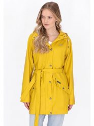 Schmuddelwedda Płaszcz przeciwdeszczowy w kolorze żółtym rozmiar: XL. Żółte kurtki przeciwdeszczowe damskie Schmuddelwedda, xl, bez kaptura. Za 252.99 zł.
