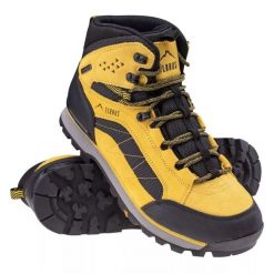 Buty Elbrus Ester Mid Ag V M 92800555463 żółte. Żółte buty trekkingowe męskie z gumy, bez zapięcia. Za 520.36 zł.