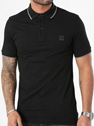 Hugo Boss Underwear Koszulka polo w kolorze czarnym rozmiar: L. Czarne koszulki polo męskie Hugo Boss Underwear, l, bez wzorów, z bawełny, bez ramiączek. Za 249.17 zł.