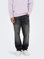 ONLY & SONS Dżinsy "Edge" - Comfort fit - w kolorze ciemnoszarym rozmiar: W33/L32. Szare jeansy męskie Only & Sons. Za 149.66 zł.