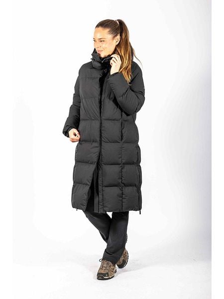 Maul Sport Płaszcz pikowany "Halifax" w kolorze czarnym rozmiar: 50. Czarne płaszcze damskie Maul Sport, bez wzorów, prążkowane, sportowe. Za 717.99 zł.