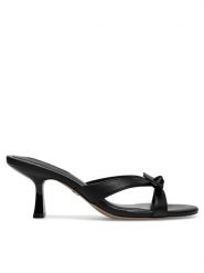 Nine West Klapki WFA2668-1 Czarny. Czarne klapki damskie Nine West, bez wzorów, z syntetyku, bez obcasa. Za 229.99 zł.