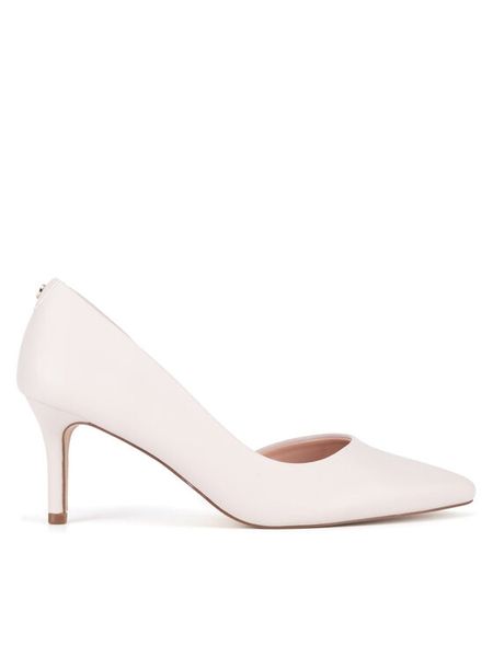 Clara Barson Szpilki WSS21576-01 Beżowy. Brązowe szpilki Clara Barson, bez wzorów, z materiału, bez obcasa. Za 129.99 zł.