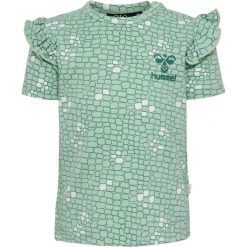 Koszulka dla dziewczynki niemowlaka Hummel hmlZANZI. Zielone koszulki dziewczęce HUMMEL, s, bez wzorów, z bawełny, bez ramiączek. Za 172.50 zł.