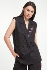 Kamizelka damska lniana TWINSET ACTITUDE. Kamizelki damskie Twinset Milano, xs. W wyprzedaży za 736.33 zł.