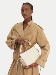 Coccinelle Torebka BOHEME GRANA DOUBLE Biały. Białe torebki klasyczne damskie Coccinelle, bez wzorów, ze skóry, bez dodatków. Za 1,549.00 zł.