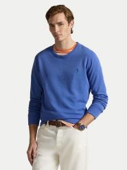 Polo Ralph Lauren Bluza 710A12485004 Niebieski Regular Fit. Niebieskie bluzy bez kaptura męskie Polo Ralph Lauren, m, z bawełny. Za 769.99 zł.