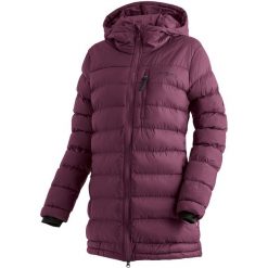 Płaszcz damski Maier Sports Lomnica Coat. Czerwone płaszcze damskie Maier Sports, na zimę, bez wzorów, z materiału, eleganckie. Za 1,063.25 zł.