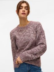 Vero Moda Sweter w kolorze jasnoróżowym rozmiar: XS. Różowe swetry klasyczne damskie Vero Moda, xs, z wełny, bez kołnierzyka. Za 78.28 zł.