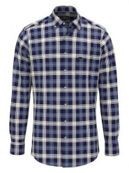 FYNCH-HATTON Koszula - Casual fit - w kolorze granatowym rozmiar: 3XL. Niebieskie koszule męskie Fynch-Hatton, xl, bez wzorów, z bawełny, bez kołnierzyka, bez ramiączek. Za 100.99 zł.