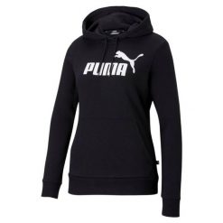 Damska Bluza Z Kapturem Z Logo ESS. Czarne bluzy z kapturem damskie Puma, m. Za 306.99 zł.
