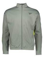 Reebok Kurtka sportowa "Vector" w kolorze zielonym rozmiar: M. Zielone kurtki outdoor męskie Reebok, m, bez wzorów, bez kaptura. Za 118.95 zł.