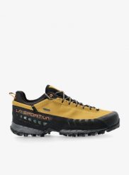Buty podejściowe męskie La Sportiva TX5 Low GTX. Żółte buty trekkingowe męskie La Sportiva, z gore-texu, bez zapięcia, trekkingowe, gore-tex. Za 887.69 zł.