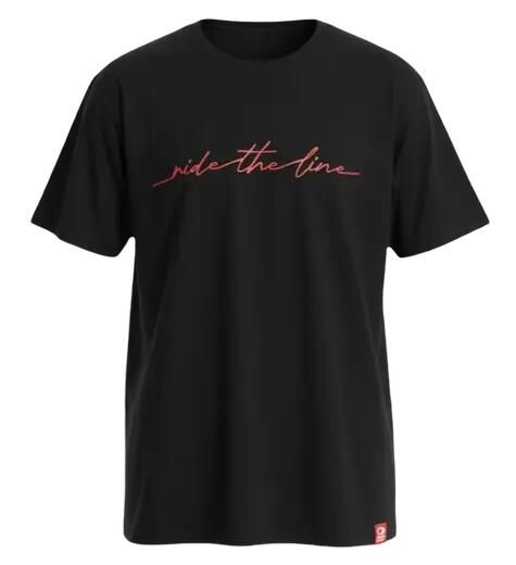 Odzież T-shirts unisex SkatePro RIDE THE LINE Koszulka - L - Czarny. Czarna t-shirty damskie SKATEPRO, l, bez wzorów, z bawełny, bez kołnierzyka. Za 97.99 zł.