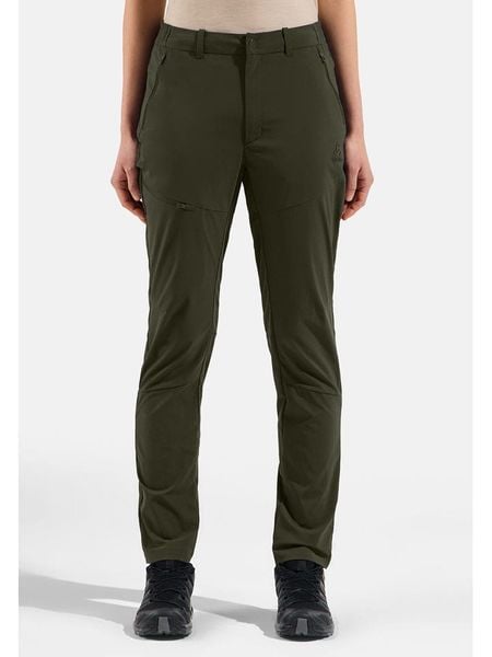 Odlo Spodnie funkcyjne "Ascent Light" w kolorze khaki rozmiar: 42. Brązowe spodnie dresowe damskie Odlo, outdoorowe. Za 279.95 zł.