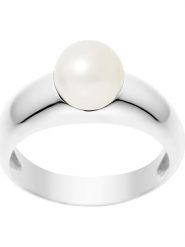 Pearl Addict Złoty pierścionek z perłą rozmiar: 48. Białe pierścionki damskie Pearl Addict, z perłą, złote. Za 1,457.99 zł.