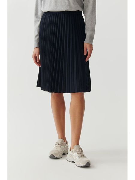 TATUUM Spódnica w kolorze granatowym rozmiar: L. Niebieskie spódniczki damskie Tatuum, l, bez wzorów, z podwyższonym stanem, midi. Za 203.99 zł.