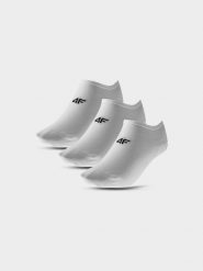 4F Skarpetki krótkie (3-pack) męskie - białe 39-42. Białe skarpetki męskie 4f, bez wzorów, z bawełny. Za 49.99 zł.