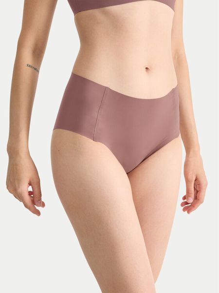 Sloggi Figi klasyczne z wysokim stanem Zero Feel 10217759 Brązowy. Brązowe figi damskie Sloggi, xs, bez wzorów, z syntetyku. Za 39.99 zł.