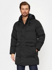 Pepe Jeans Płaszcz zimowy Brad PM402846 Czarny Regular Fit. Czarne kurtki męskie Pepe Jeans, na zimę, l, bez wzorów, z jeansu. Za 1,289.00 zł.
