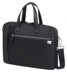 Torba Samsonite Eco Wave 15.6'' czarny. Czarne torby na laptopa damskie Samsonite, bez wzorów. Za 389.00 zł.