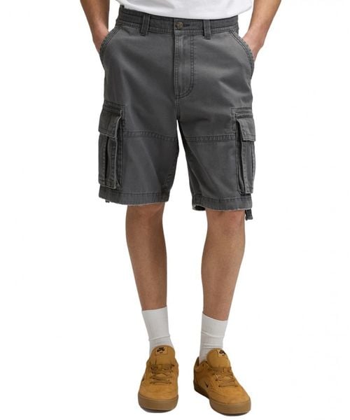 MESKIE SZORTY LEE SIERRA SHORT STATIC GREY 112378683. Szare szorty męskie Lee, bez wzorów, z jeansu. Za 149.99 zł.
