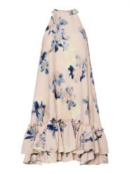 YAS Sukienka letnia Seraki 26037247 Różowy Regular Fit. Czerwone sukienki damskie YAS, na lato, bez wzorów, z wiskozy, bez kołnierzyka, bez ramiączek. Za 499.99 zł.