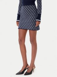 Guess Spódnica ołówkowa W5BD81 Z3JD2 Granatowy Slim Fit. Niebieskie spódniczki damskie Guess, l, z aplikacjami, z syntetyku, ołówkowe. Za 209.99 zł.