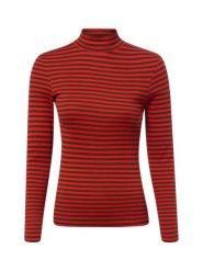 Marie Lund koszulka z długim rękawem Kobiety Bawełna (100%) czerwony, M. Czerwone t-shirty damskie Marie Lund, m, bez wzorów, z bawełny, bez kołnierzyka. Za 149.95 zł.