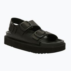 Sandały damskie Scholl Blake 2 Straps. Czarne sandały damskie Scholl, bez wzorów, z materiału, bez obcasa. Za 589.99 zł.