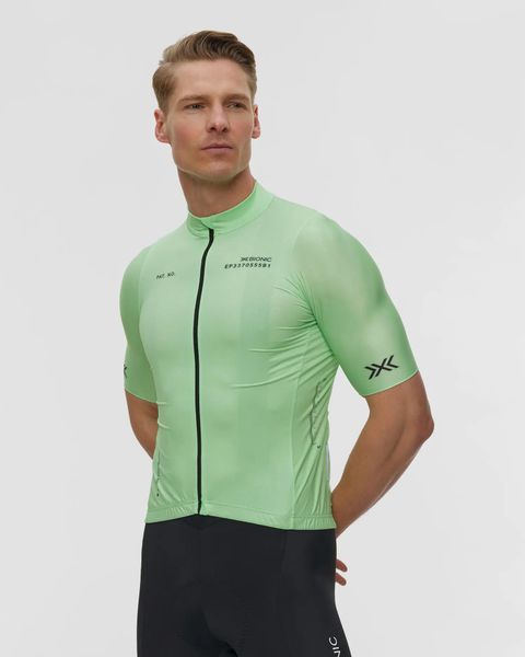 Koszulka rowerowa męska X-Bionic Corefusion Ride Jersey Ss E048. Zielone t-shirty sportowe męskie X BIONIC, l, z jersey, bez ramiączek, na fitness i siłownię. Za 740.00 zł.