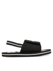 BOSS Sandały J53242 D Czarny. Czarne sandały chłopięce Boss, z syntetyku, bez zapięcia. Za 209.99 zł.