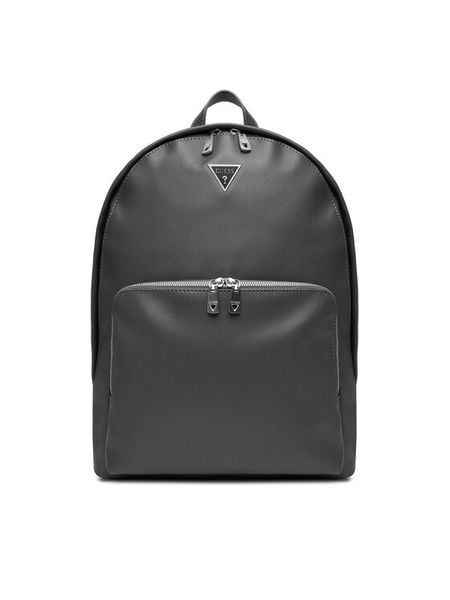 Guess Plecak HMECSA P3406 Szary. Szare plecaki męskie Guess, z aplikacjami, ze skóry. Za 269.99 zł.