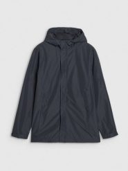 4F Kurtka przejściowa męska - czarna 3XL. Czarne kurtki męskie 4f, m, bez wzorów, bez kaptura. Za 349.99 zł.