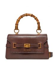 Guess Torebka HWKB95 06200 Brązowy. Brązowe torebki klasyczne damskie Guess, z aplikacjami, ze skóry, bez dodatków. Za 519.99 zł.