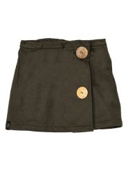 Buff Szal-koło w kolorze khaki - (D)40 x (S)28 cm rozmiar: onesize. Brązowe szaliki i kominy damskie Buff, bez wzorów, ze skóry. Za 99.80 zł.