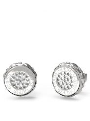 Guess Kolczyki JUBE04 595JW Srebrny. Szare kolczyki damskie Guess, metalowe. Za 179.99 zł.
